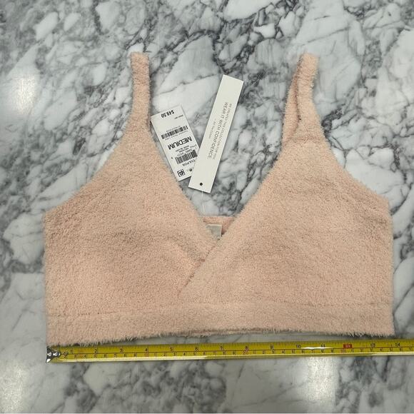 INC International Concepts x CULPOS Concepts Fuzzy Cropped Knit Tank Top Blush M - Picture 8 of 8